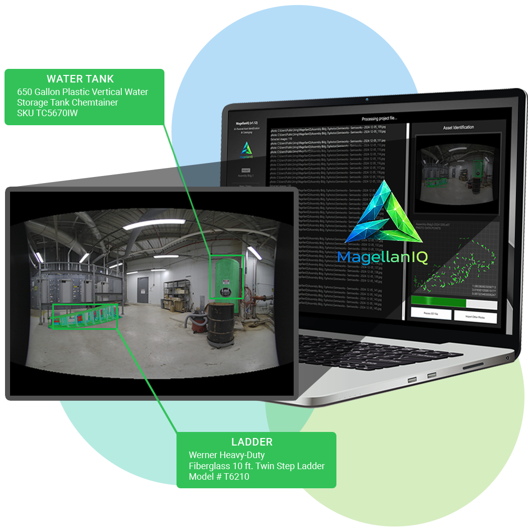 MagellanIQ LiDAR E57 asset identification